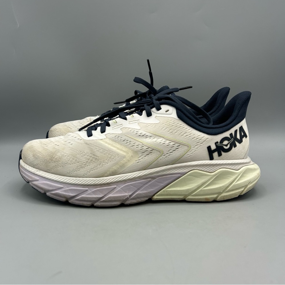 Hoka Men's Athletic Shoes - Cream and Black